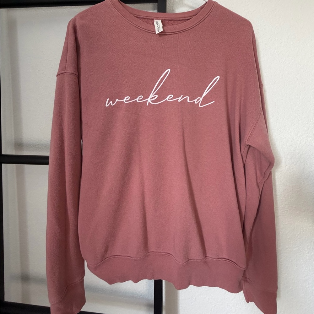 Bella Canvas Mauve Weekend Sweatshirt
